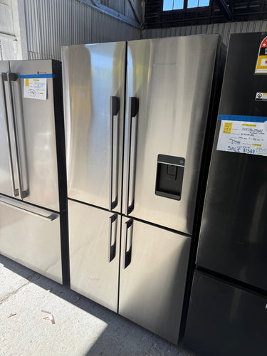 Factory second Fisher & Paykel 538L Quad Door Frost Free Refrigerator Stainless Steel Model: RF605QDUVX2 - Second Hand Appliances Geebung